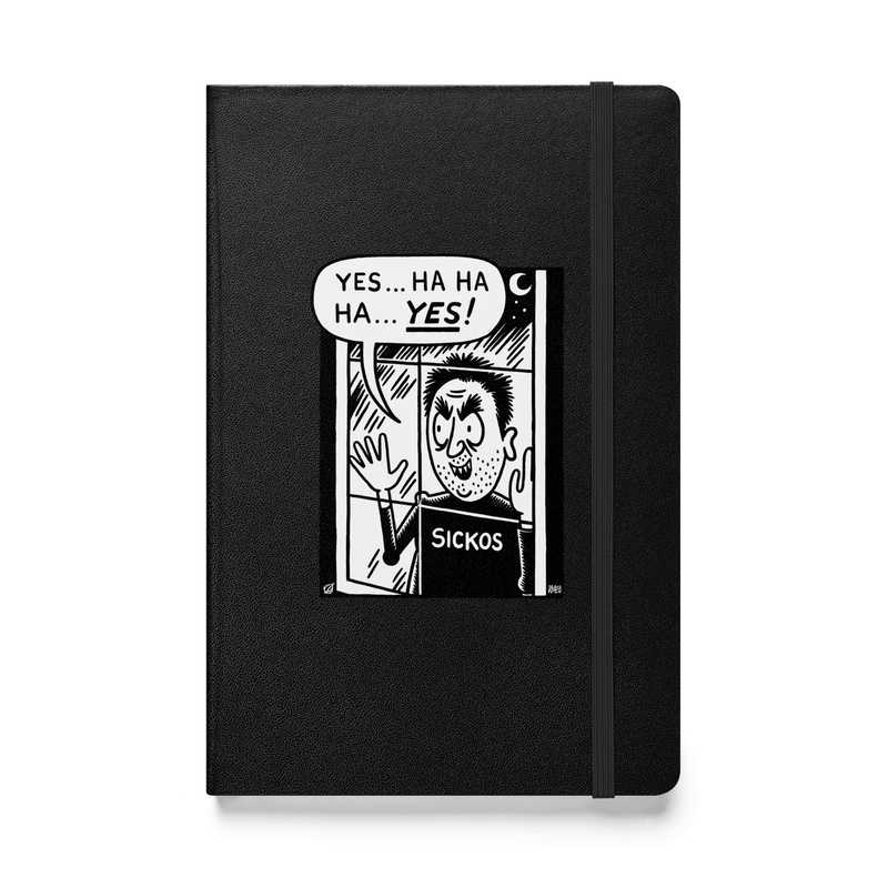 Cartoon 'Sickos' Hardcover Journal