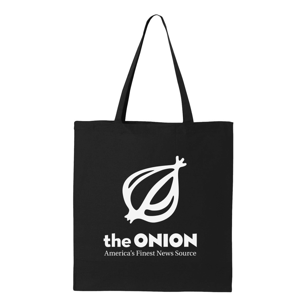 The Onion Logo Double-Sided Tote Bag