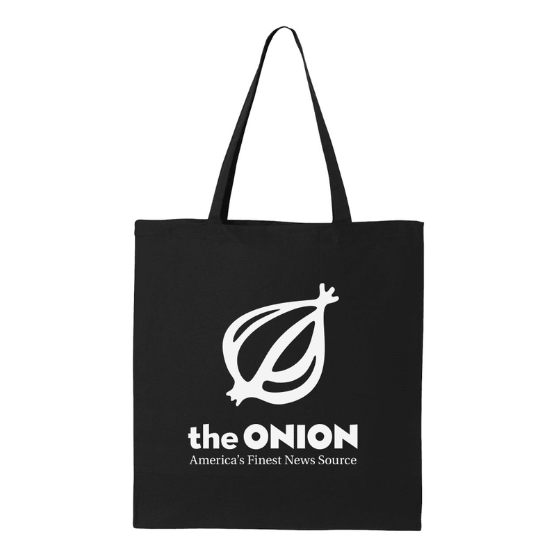 The Onion Logo Double-Sided Tote Bag