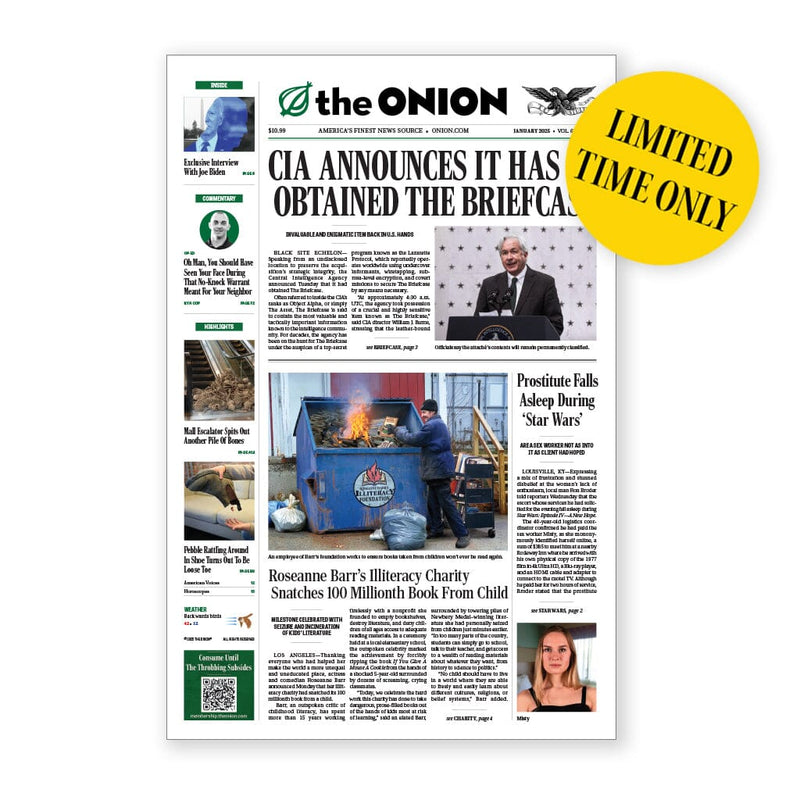 The Onion Newspaper - Physical Copy