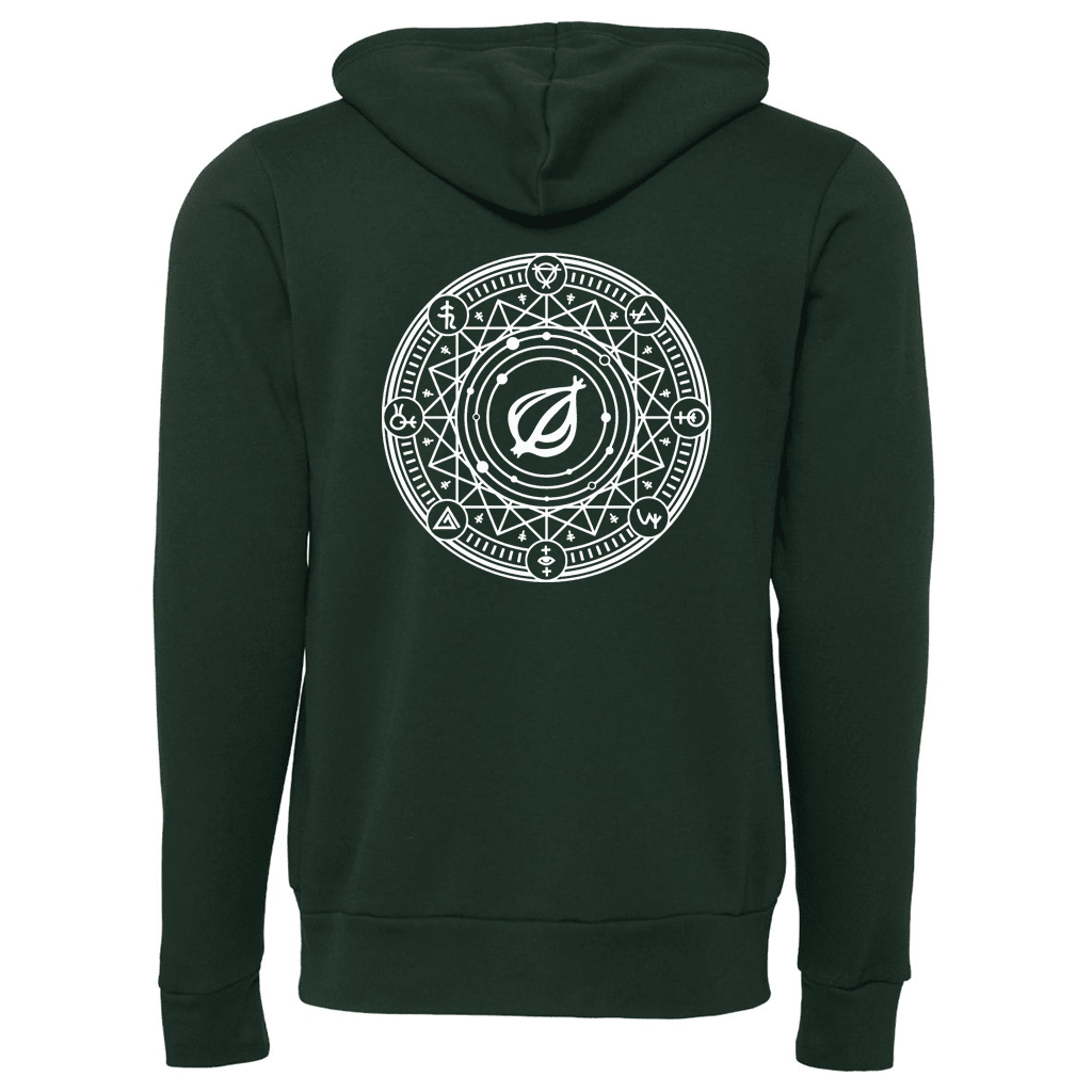 The Onionati Glow In The Dark Zip-Up Hoodie