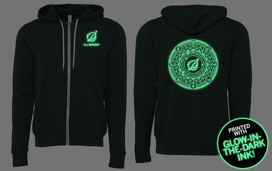 The Onionati Glow In The Dark Zip-Up Hoodie