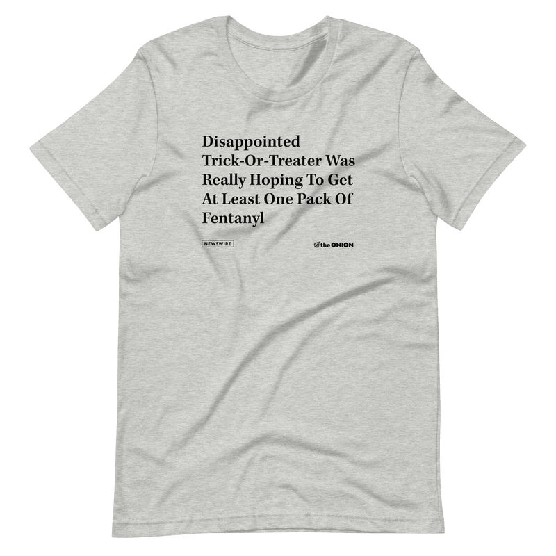 'Disappointed Trick-Or-Treater' Headline T-Shirt