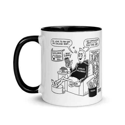 Cartoon 'Sickos' Mug