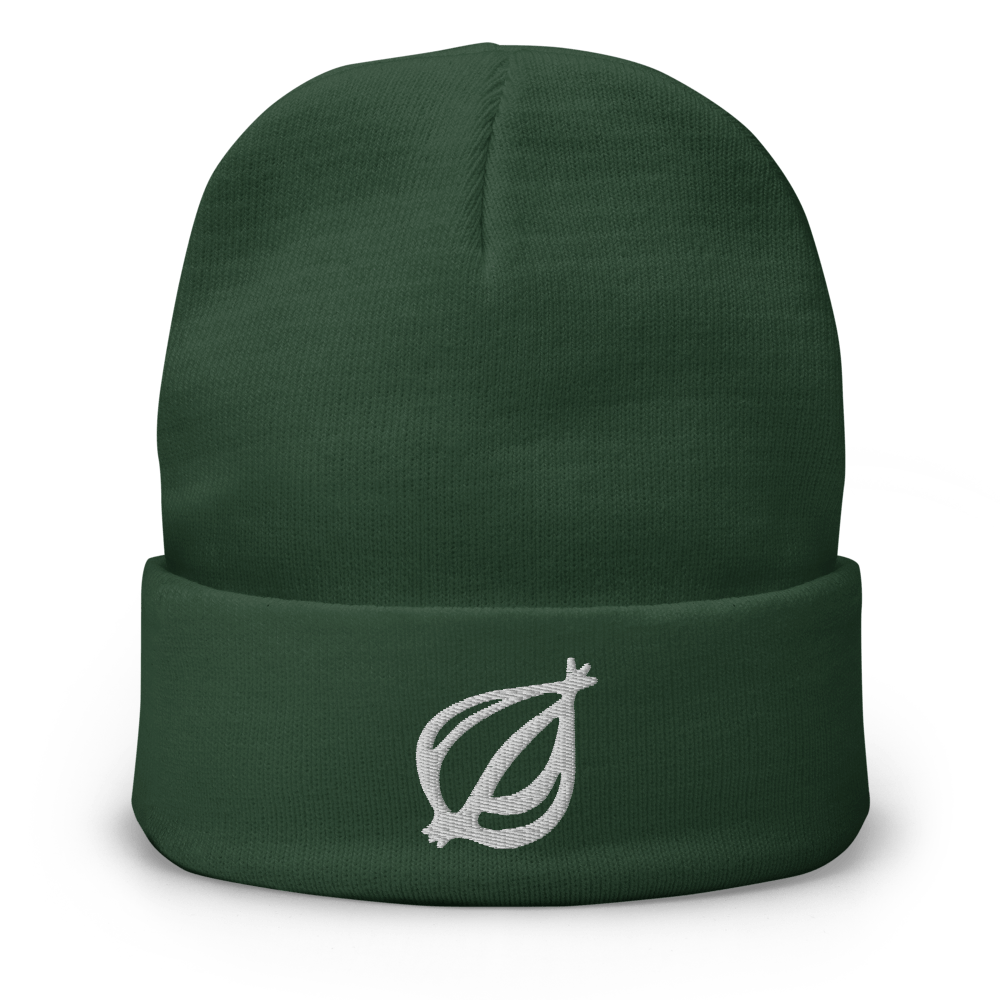 'The Onion' Embroidered Beanie