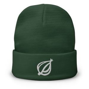 'The Onion' Embroidered Beanie