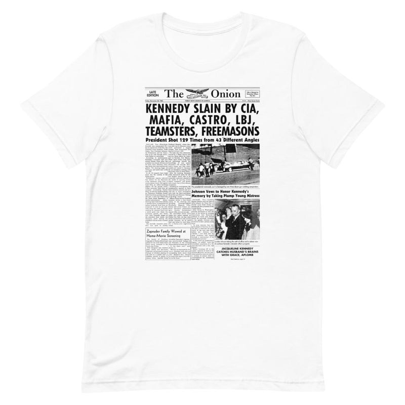 'Kennedy Slain' Front Page T-Shirt