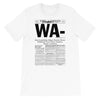 'WA-' Front Page T-Shirt
