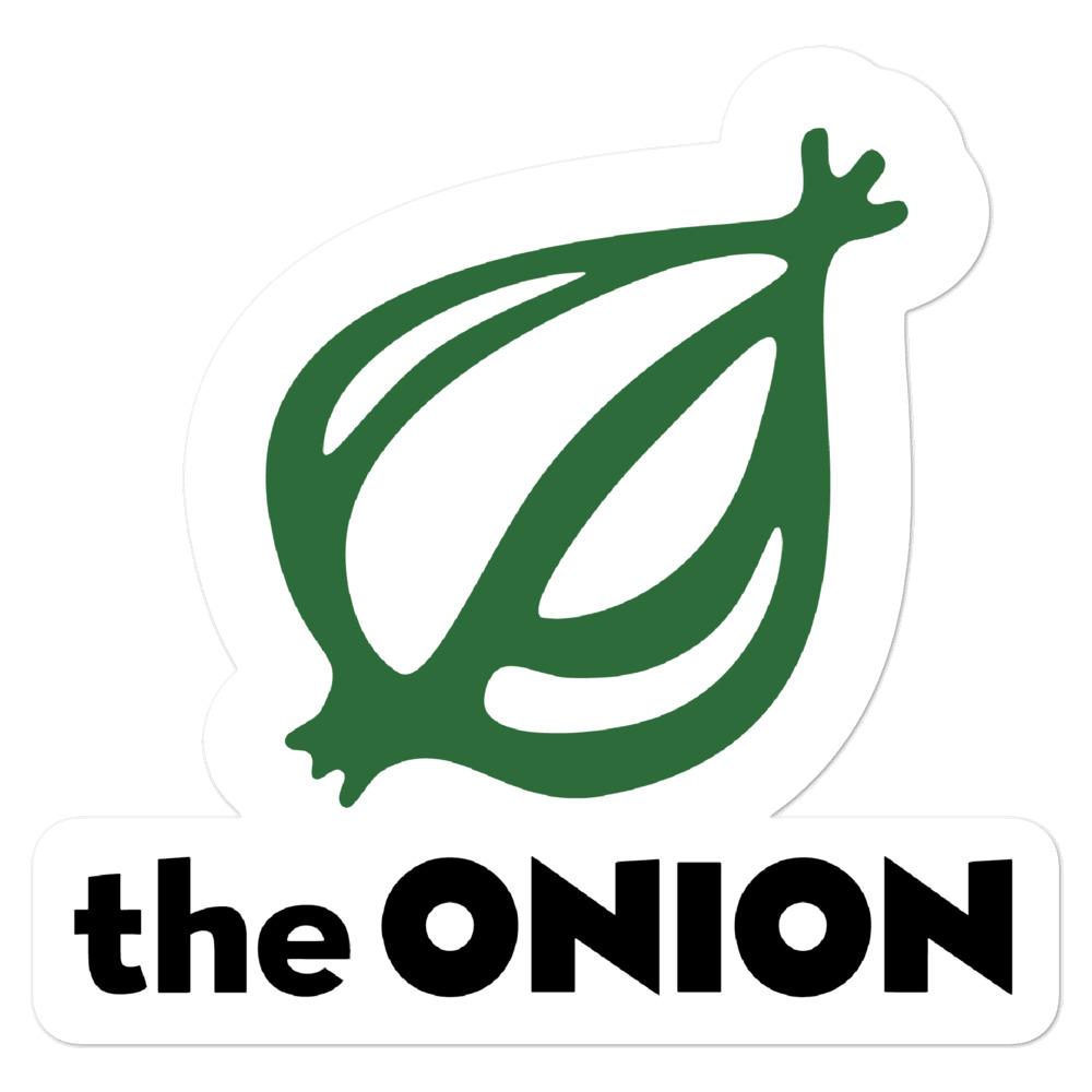 The Onion Logo Stickers from The Onion Store