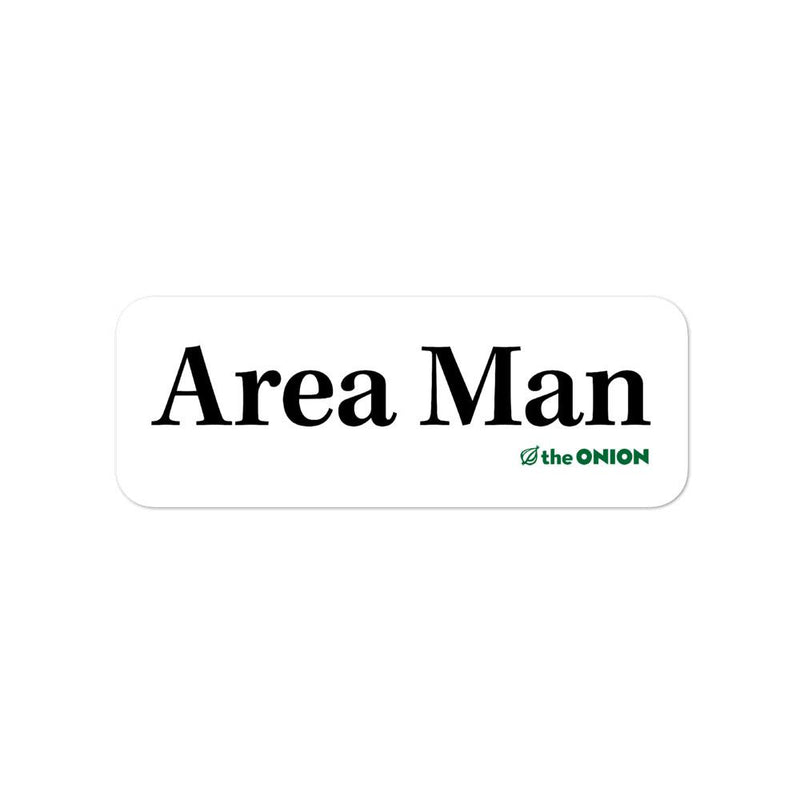 Area Man Stickers