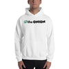 The Onion Logo Hooded Sweatshirt White / 5XL from The Onion Store