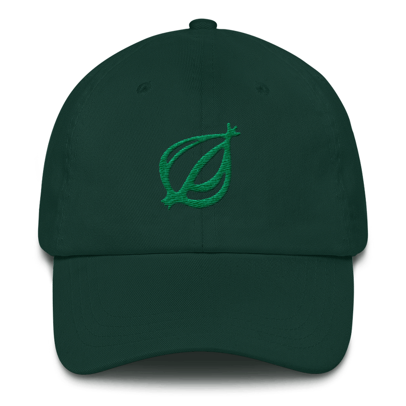 The Onion Dingbat Baseball Dad Hat Spruce and Kiwi from The Onion Store