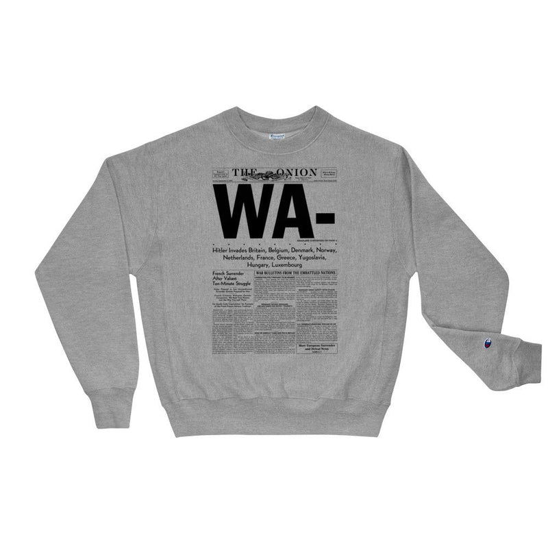 The Onion's 'WA-' Premium Crewneck Sweatshirt by Champion