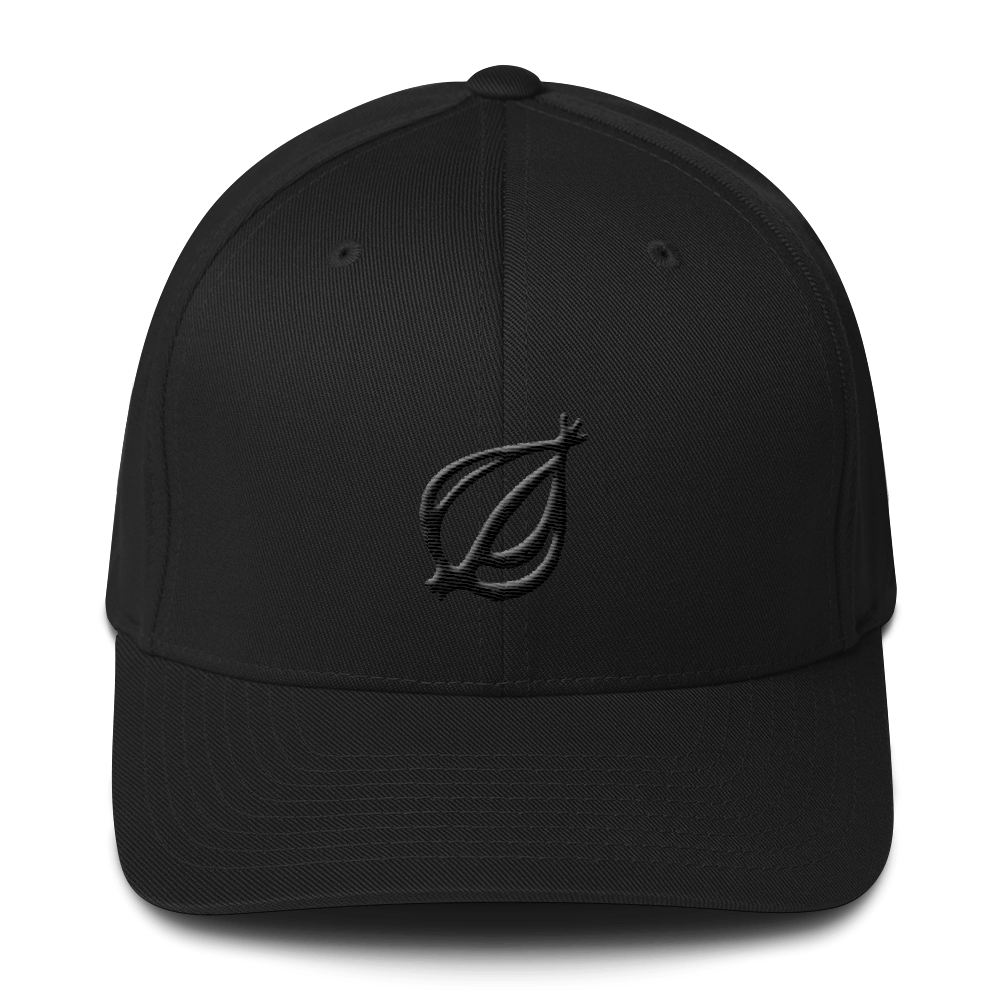 America's Favorite Black Embroidered Black Twill Cap L/XL from The Onion Store