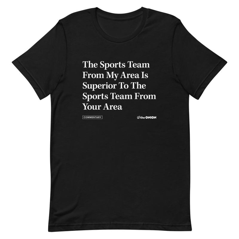 Your Favorite Sports Team Onion Headline T-Shirt