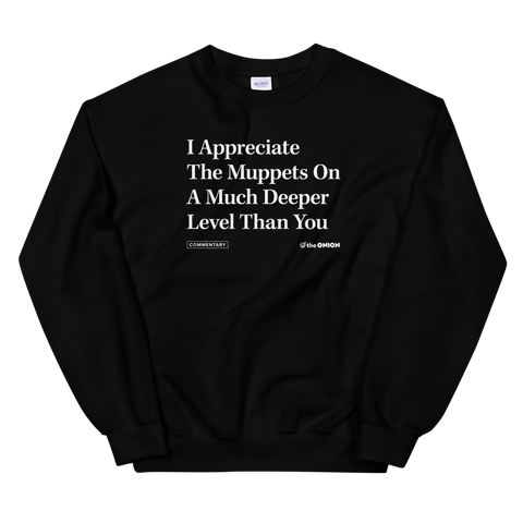 'I Appreciate The Muppets' Headline T-Shirt
