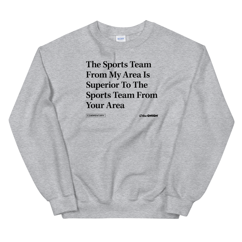 Grey sports online sweatshirt