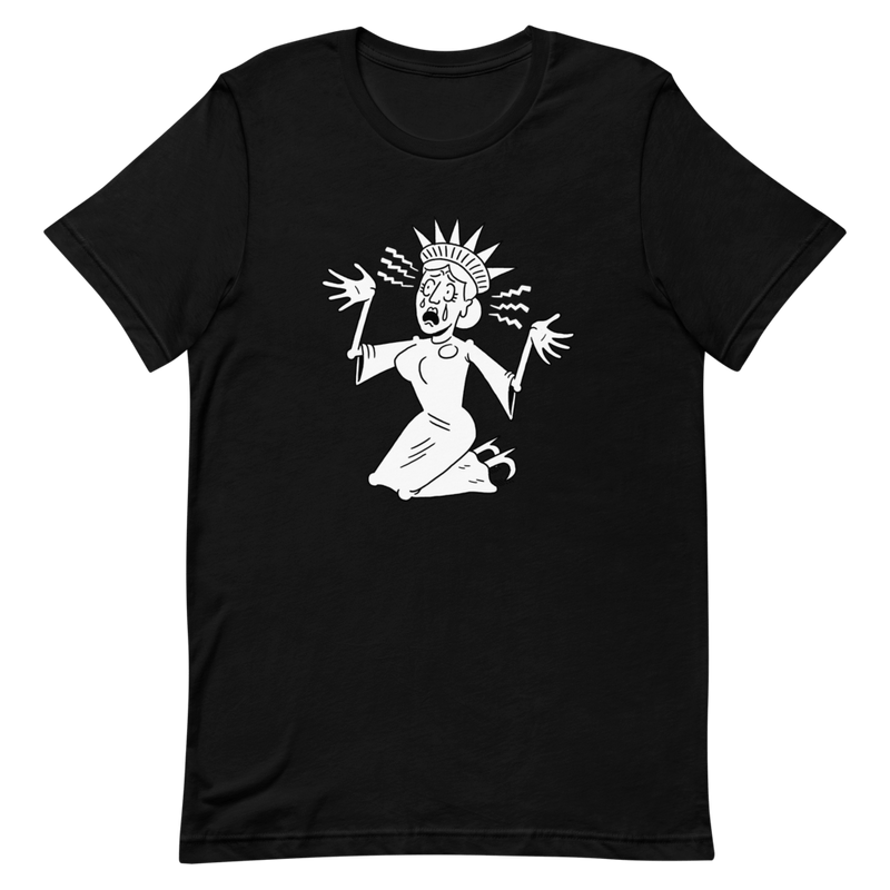 'Lady Liberty: Patriotic Panic' T-Shirt