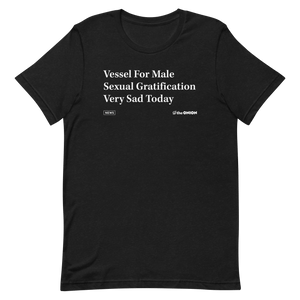 'Very Sad Today' Headline T-Shirt