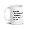 The Onion's 'Night Of Uninterrupted Deep Sleep' Mug