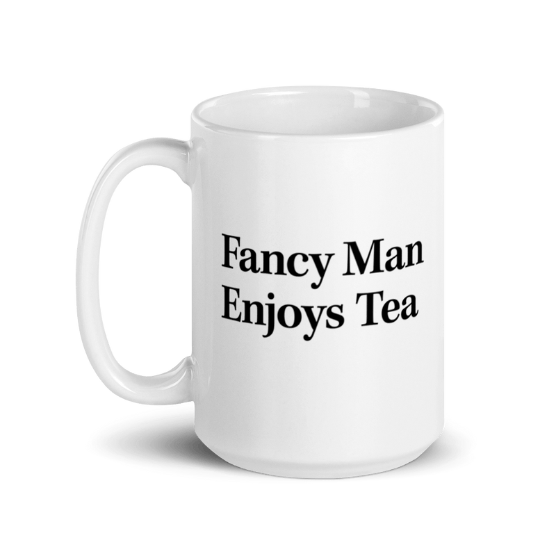The Onion's 'Fancy Man Enjoys Tea' Mug from The Onion Store