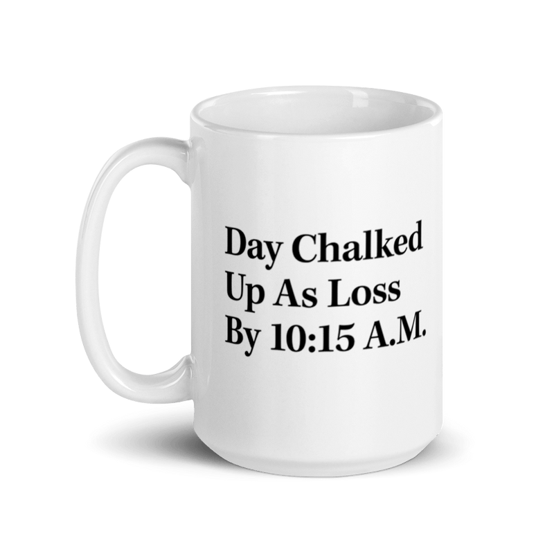 The Onion's 'Day Chalked As Loss' Mug